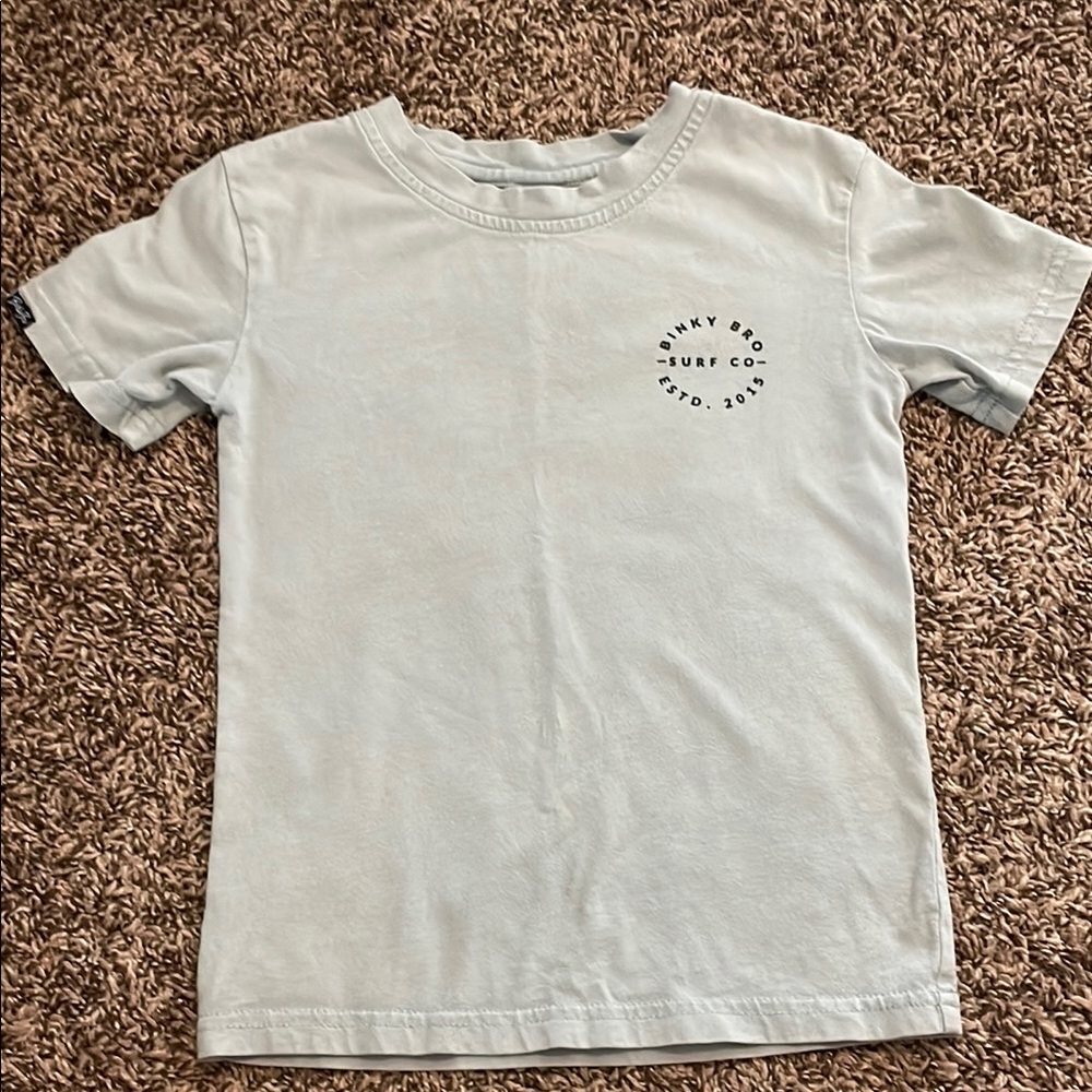 Binky Bro Surf Co Light Gray Kids Tee